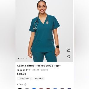 Medium FIGS scrub tops. Worn and washed a couple times.